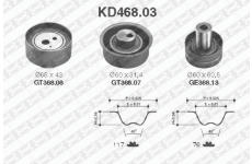 ozubení,sada rozvodového řemene SNR KD468.03