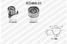 ozubení,sada rozvodového řemene SNR KD469.01