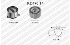 Sada rozvodového řemene SNR KD470.14