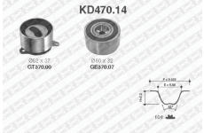 ozubení,sada rozvodového řemene SNR KD470.14