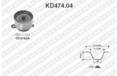 ozubení,sada rozvodového řemene SNR KD474.04