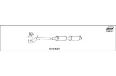 Příd.zařízení, katalyzátor/filtr pevných části(Kombi-systém) HJS 93 15 9477