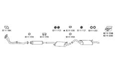 Výfukový systém HJS Au_556
