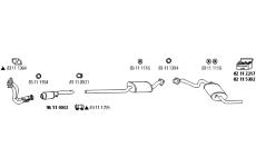 Výfukový systém HJS Au_215