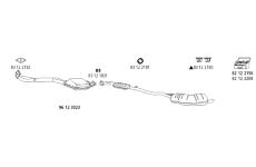 Výfukový systém HJS BMW_127