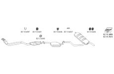 Výfukový systém HJS Me_244