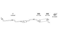 Výfukový systém HJS Me_201