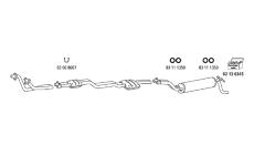 Výfukový systém HJS Me_189