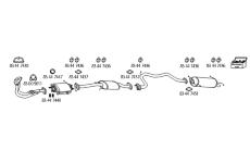 Výfukový systém HJS Ma_142