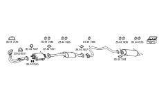 Výfukový systém HJS Ma_143