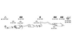 Výfukový systém HJS Ma_174