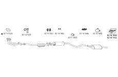 Výfukový systém HJS Op_405