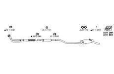 Výfukový systém HJS VW_55