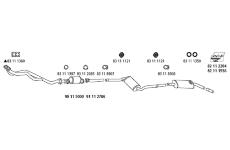 Výfukový systém HJS VW_907