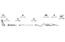 Výfukový systém HJS VW_250