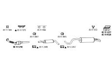 Výfukový systém HJS VW_467A