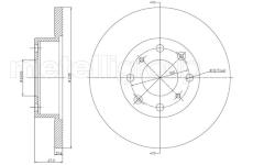 Brzdový kotouč METELLI 23-0268
