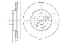 Brzdový kotouč METELLI 23-0314C