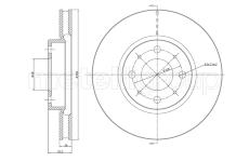 Brzdový kotouč METELLI 23-0373C