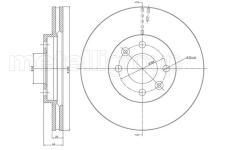 Brzdový kotouč METELLI 23-0381