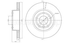 Brzdový kotouč METELLI 23-0543