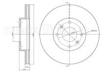Brzdový kotouč METELLI 23-0545