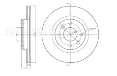 Brzdový kotouč METELLI 23-0549C