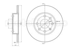 Brzdový kotouč METELLI 23-0568C