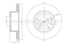 Brzdový kotouč METELLI 23-0570