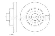 Brzdový kotouč METELLI 23-0610C