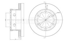 Brzdový kotouč METELLI 23-0645