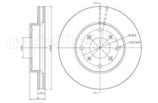 Brzdový kotouč METELLI 23-0650