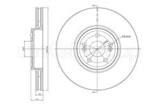 Brzdový kotouč METELLI 23-0674C
