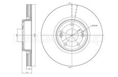 Brzdový kotouč METELLI 23-0675C