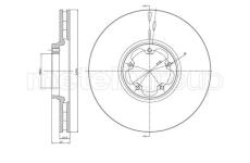 Brzdový kotúč METELLI 23-0702