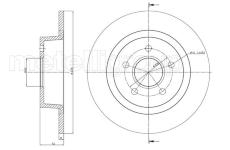 Brzdový kotouč METELLI 23-0761C