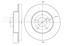 Brzdový kotouč METELLI 23-0762C