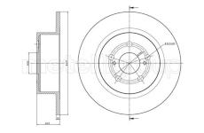 Brzdový kotouč METELLI 23-0856C