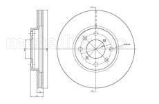 Brzdový kotouč METELLI 23-0908C