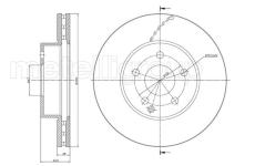 Brzdový kotouč METELLI 23-0935C