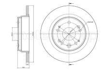 Brzdový kotouč METELLI 23-0956C