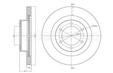 Brzdový kotouč METELLI 23-0968C