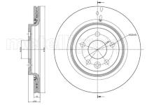 Brzdový kotouč METELLI 23-0993C
