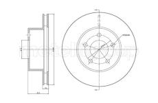 Brzdový kotouč METELLI 23-1051C