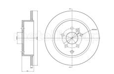 Brzdový kotouč METELLI 23-1052C