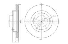 Brzdový kotouč METELLI 23-1101C