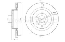 Brzdový kotouč METELLI 23-1171C