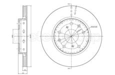 Brzdový kotouč METELLI 23-1217C