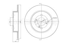 Brzdový kotouč METELLI 23-1256C