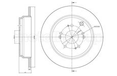 Brzdový kotouč METELLI 23-1276C